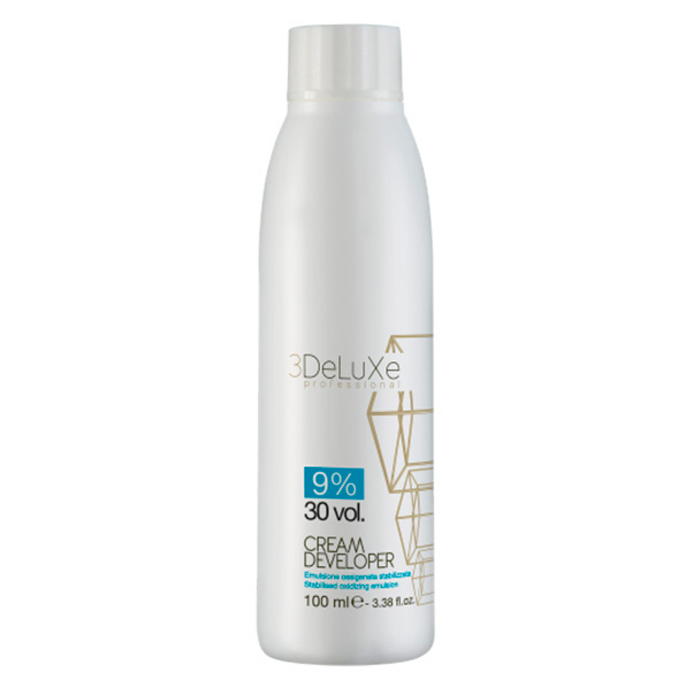 Крем-окислитель 9% 30Vol 3DeLuXe Cream Developer 100мл