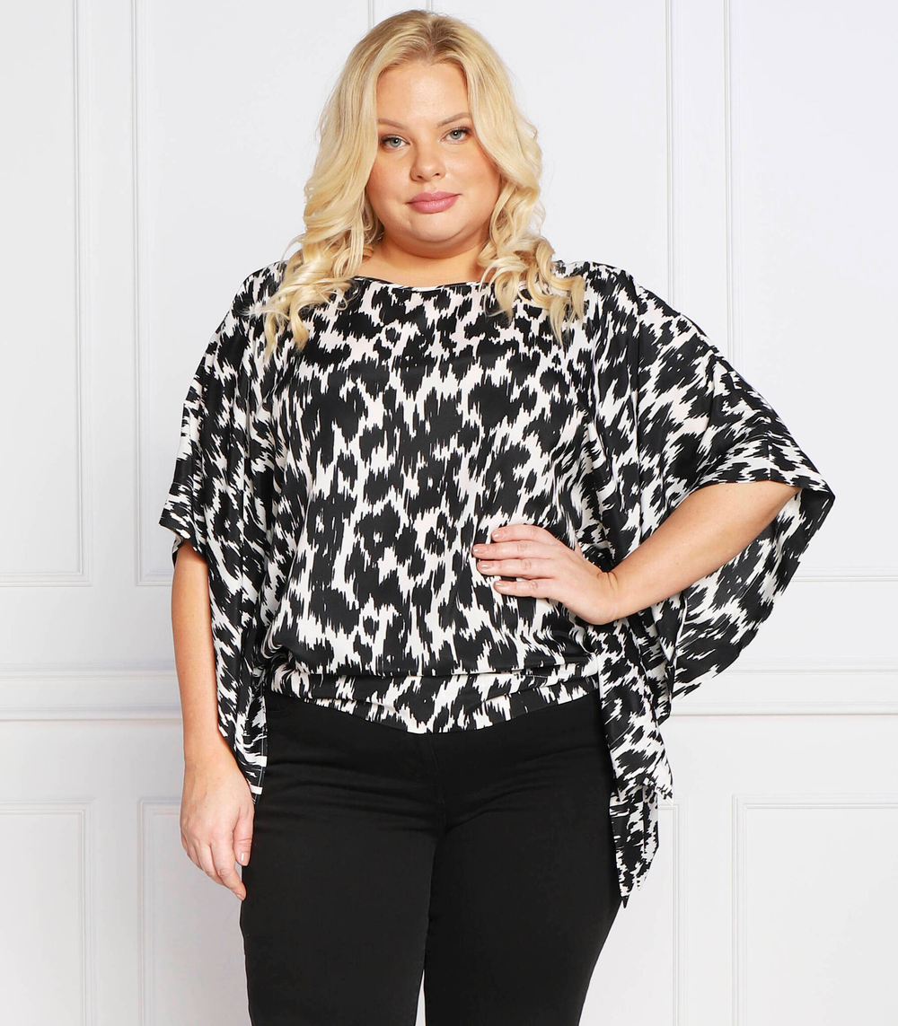 блузка salto plus size Persona by Marina Rinaldi - черный(1732012)