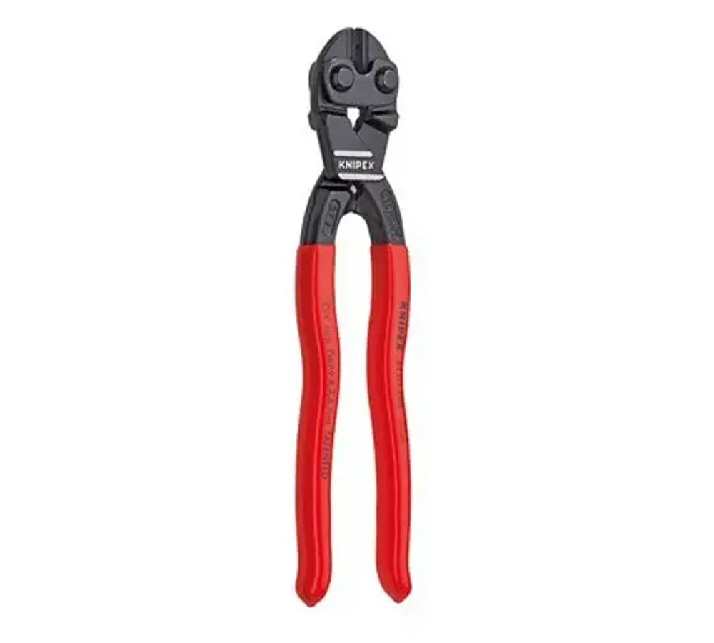 KNIPEX CoBolt XL болторез, L-200 мм, рез: ср. d 5.6 мм, тв. d 4 мм, роял. струна d 3.8 мм, чёрн., 1К, шт