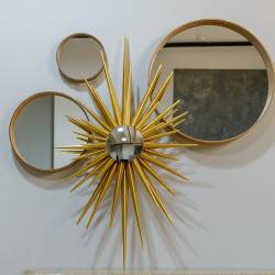 Декоративное настенное зеркало Глория fish-eye Объект мечты