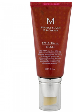 MISSHA
Тональный BB крем М Perfect Cover "Идеальное покрытие" SPF42/PA+++, тон 13, 50 мл