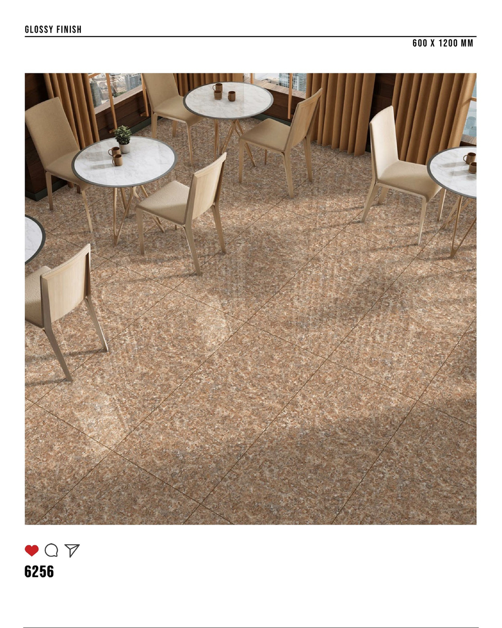 Керамогранит glossy №3 60х120, 6256