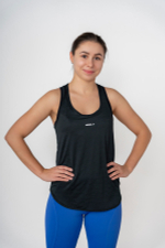 Майка FIT Activewear Tank Top “Airy” with Reflective Logo 439 Черная