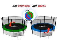 Батут UNIX Line Классик / Classic 14 ft (427 см) с внутренней защитной сеткой
