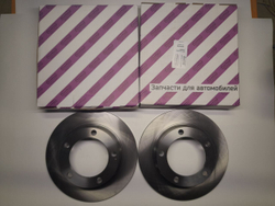 Диск тормозной передний 2101-3501070 ПТИМАШ на автомобиль ВАЗ комплект 2 шт