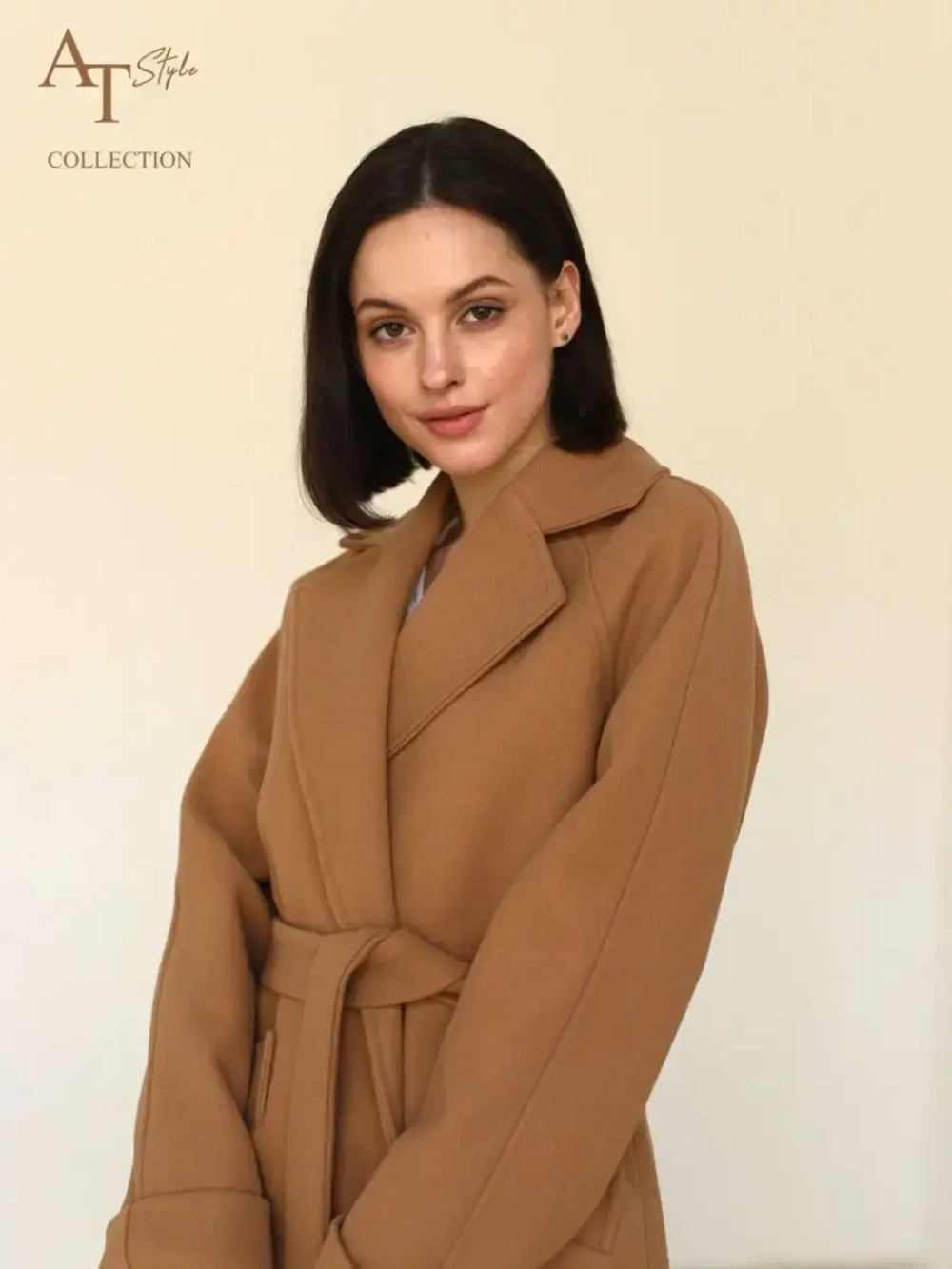 Пальто драповое шерстяное