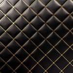 Пакет подарочный 26х32х12см Фигуры и узоры "Ромб" (Черный)