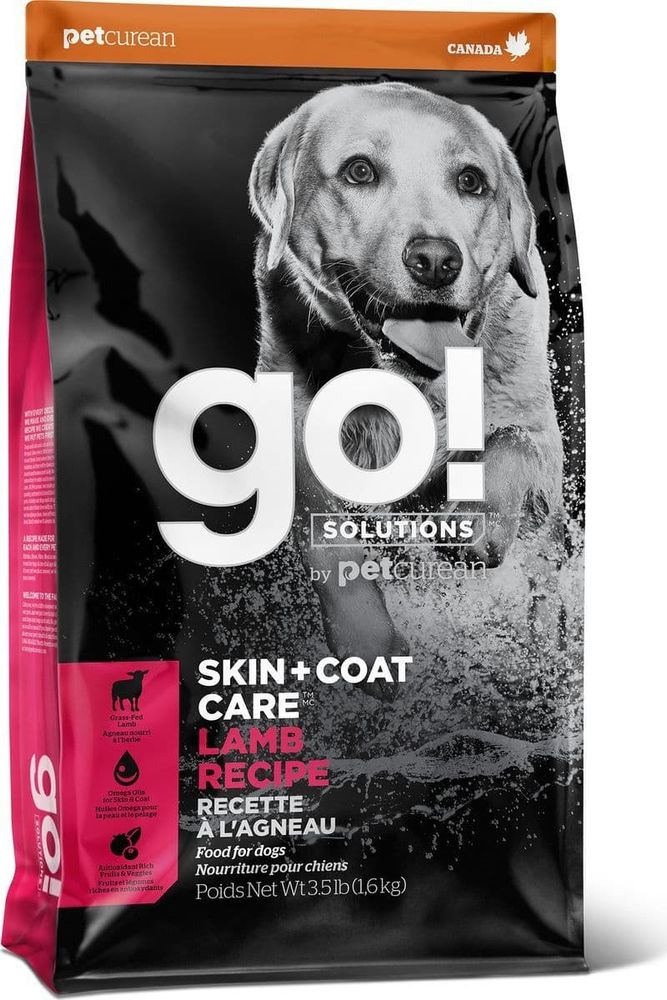 GO! NATURAL Holistic SKIN + COAT 11,3кг корм для щенков и собак со свежим Ягненком