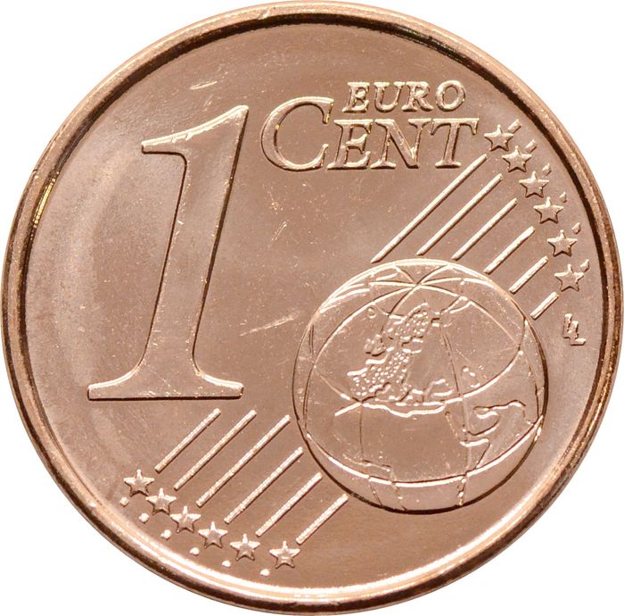 1 евроцент 2016 Греция (1 euro cent)