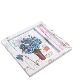 NB-12/2 Блокнот с ручкой «Цветочное очарование»