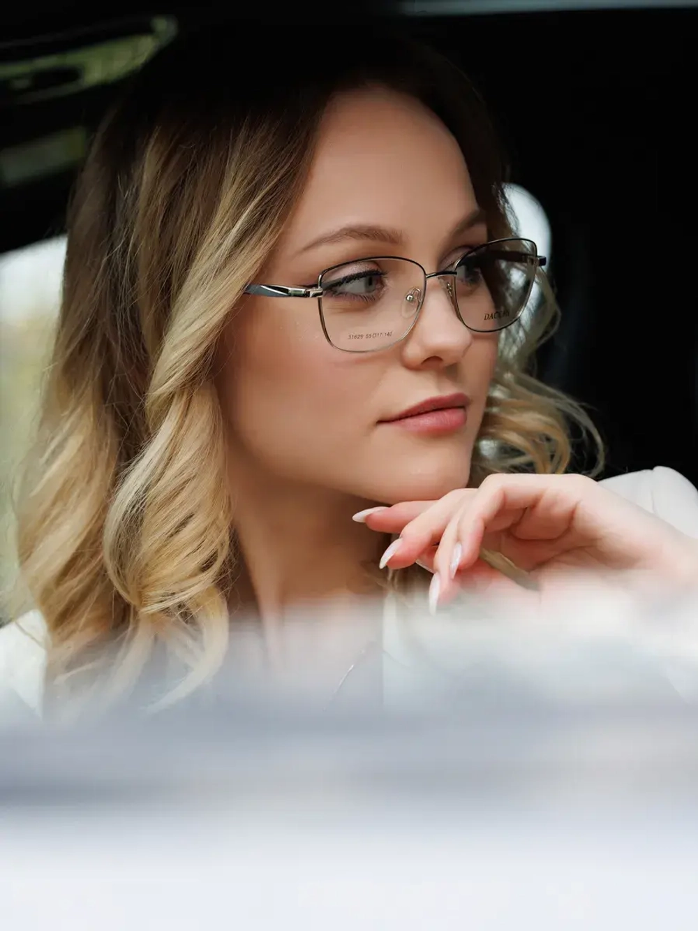 Оправа для очков для зрения женская металлическая