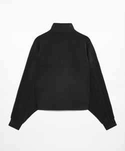 Oysho Куртка с карманами из ткани с модалом, с начесом, черный