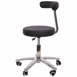 Стул мастера со спинкой БИЛЛИ, металл черн