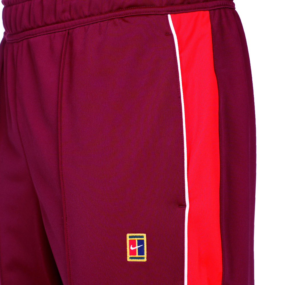 Мужские теннисные штаны Nike Court Heritage Training Pants Men - Dark Red, Orange