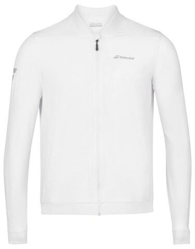 Детская теннисная толстовка Babolat Play Jacket Junior - White