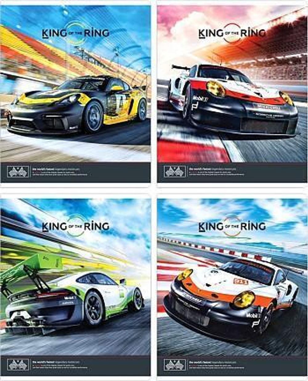 Тетрадь A5 40л. клет. "Авто. King of the ring" в ассорт. (Cпейс)