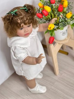 Кукла Реборн мягконабивная 65см в пакете (FA-804)