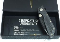 Нож Marfione Custom DOC ELMAX DLC Hand Rubbed Satinфотография - 11