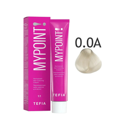 Перманентная крем-краска для волос Tefia Mypoint, цвет 0.0A корректор для рассветления уровня тона
