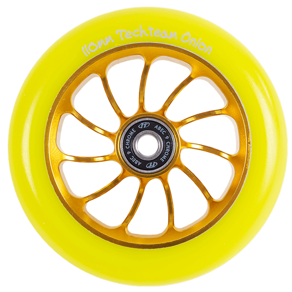 Колеса Tech Team 110мм Onion yellow