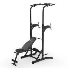 Турник-пресс-брусья со скамьей UNIX Fit POWER TOWER 150P