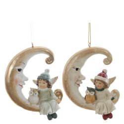 GAEM Фигурка декоративная подвесная "Ангел", L7 W2,5 H10 см, 2в.