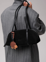 Женская замшевая сумка DBR 31225 черный