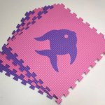 Мягкий пол "Жители моря" 500x500x10 мм 45 шор