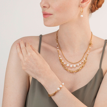 Браслет Coeur de Lion White-Gold 1110/30-1416