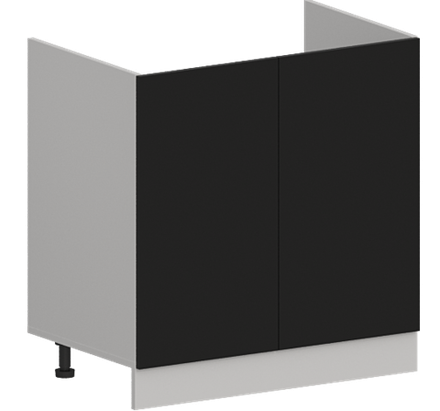 Кухня Модуль ШНМ 800 Вотан / Черный матовый