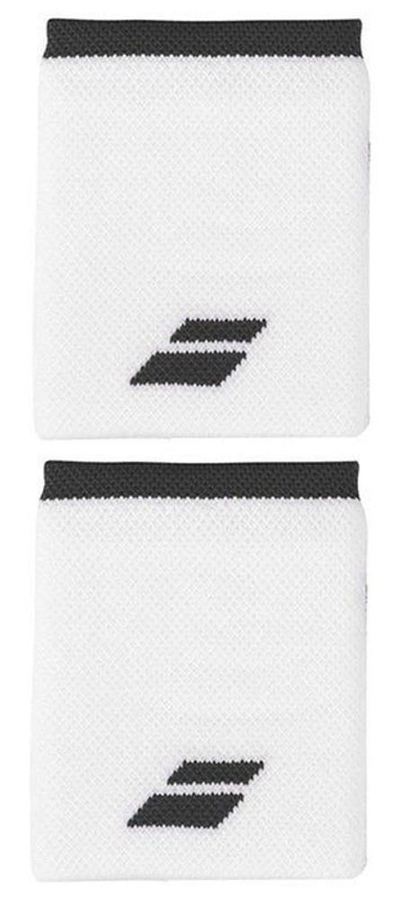 Напульсник теннисный Babolat Logo Jumbo Wristband - white/rabbit