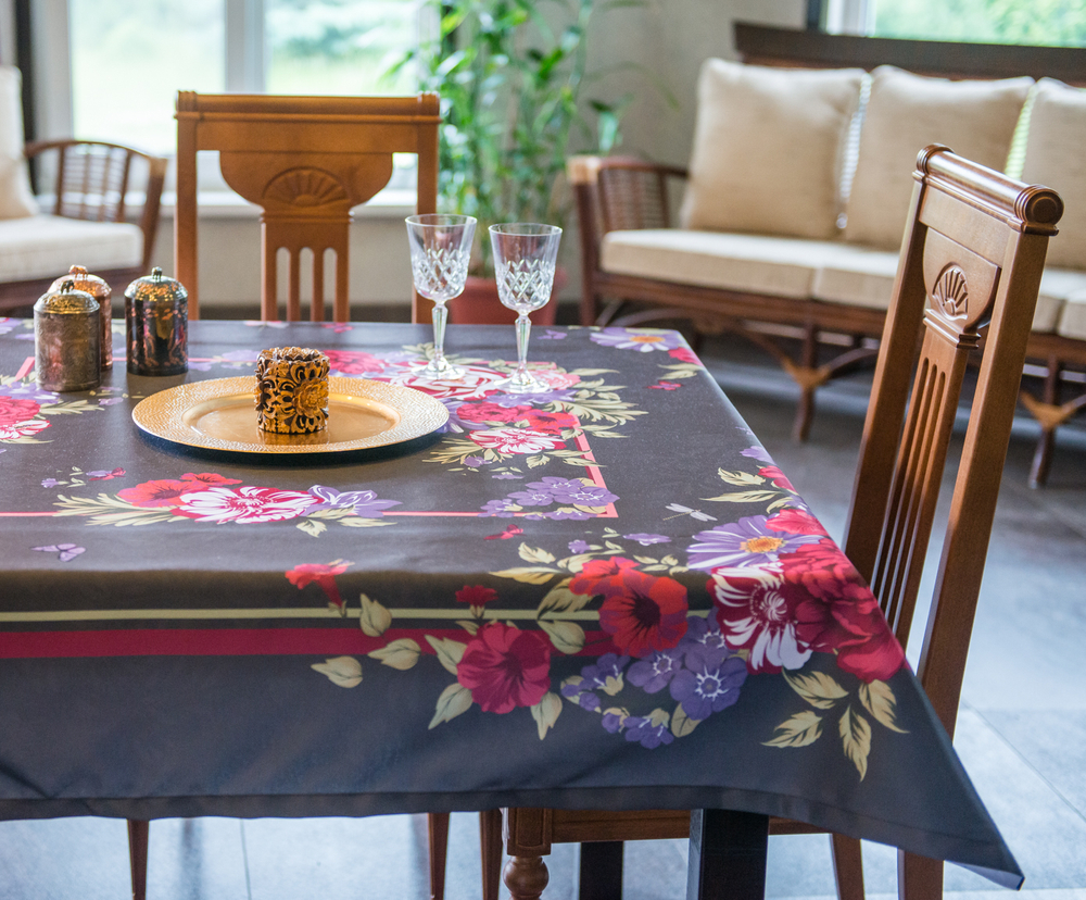 Скатерть 140x180 Blonder Home Gloria шоколадная фото