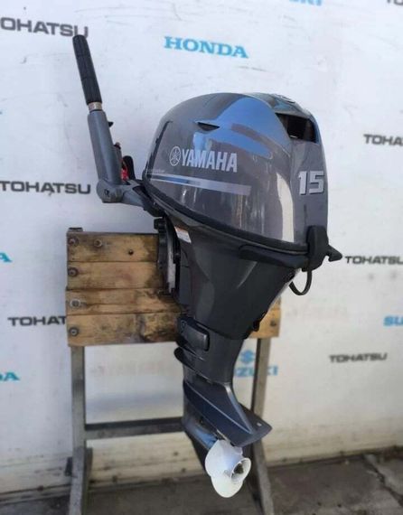 4х-тактный лодочный мотор YAMAHA F15CMHS Б/У