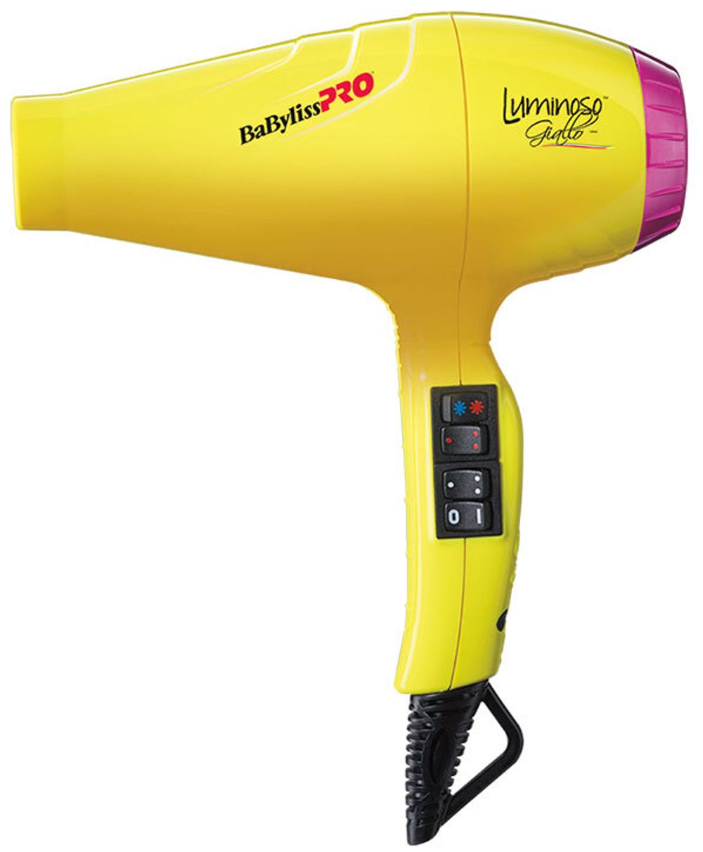 Профессиональный фен BaByliss PRO Luminoso Giallo Ionic BAB6350IYE 2100W - 11
