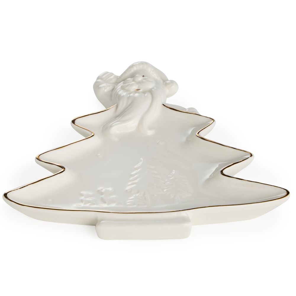 БЛЮДО СЕРВИРОВОЧНОЕ "ЕЛКА" 19*18*2 СМ