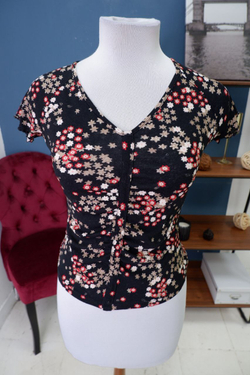 Футболка Reality с принтом 44 размер