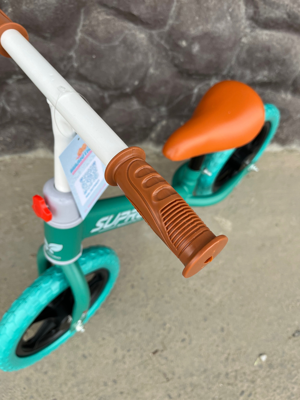 Беговел с EVA колесами 25 см арт. 118141, 138426 зеленый