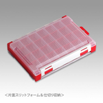 Коробка под приманки MEIHO RUNGUN CASE 3010W-1 RED