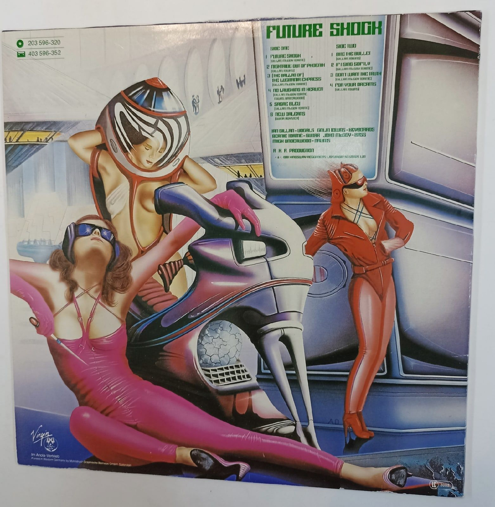 Винтажная виниловая пластинка Gillan Future Shock (Germany 1981)