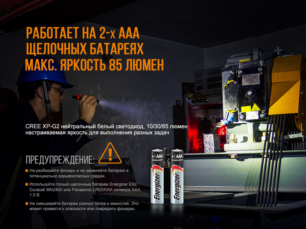 Фонарь Fenix WF05E