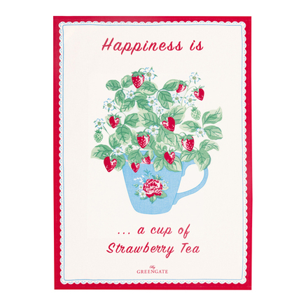 Кухонное полотенце Berry white/ ягоды на белом