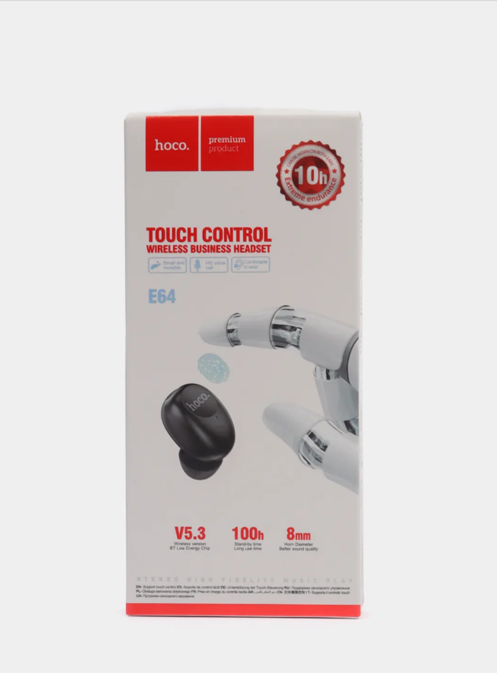 Беспроводная гарнитура hoco E64 mini BT с микрофоном