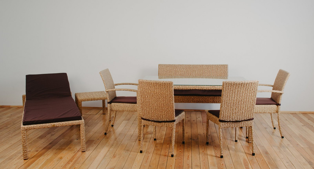 Кресло плетеное ReeHouse Dove, бежевый люкс