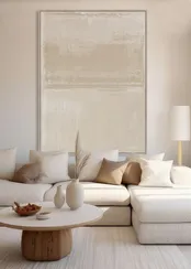 Постер Purity 120х90 см, бежевый