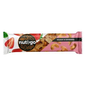 Батончик KDV NUT N GO Клубника&кешью 36 гр/шт 18 шт/кор
