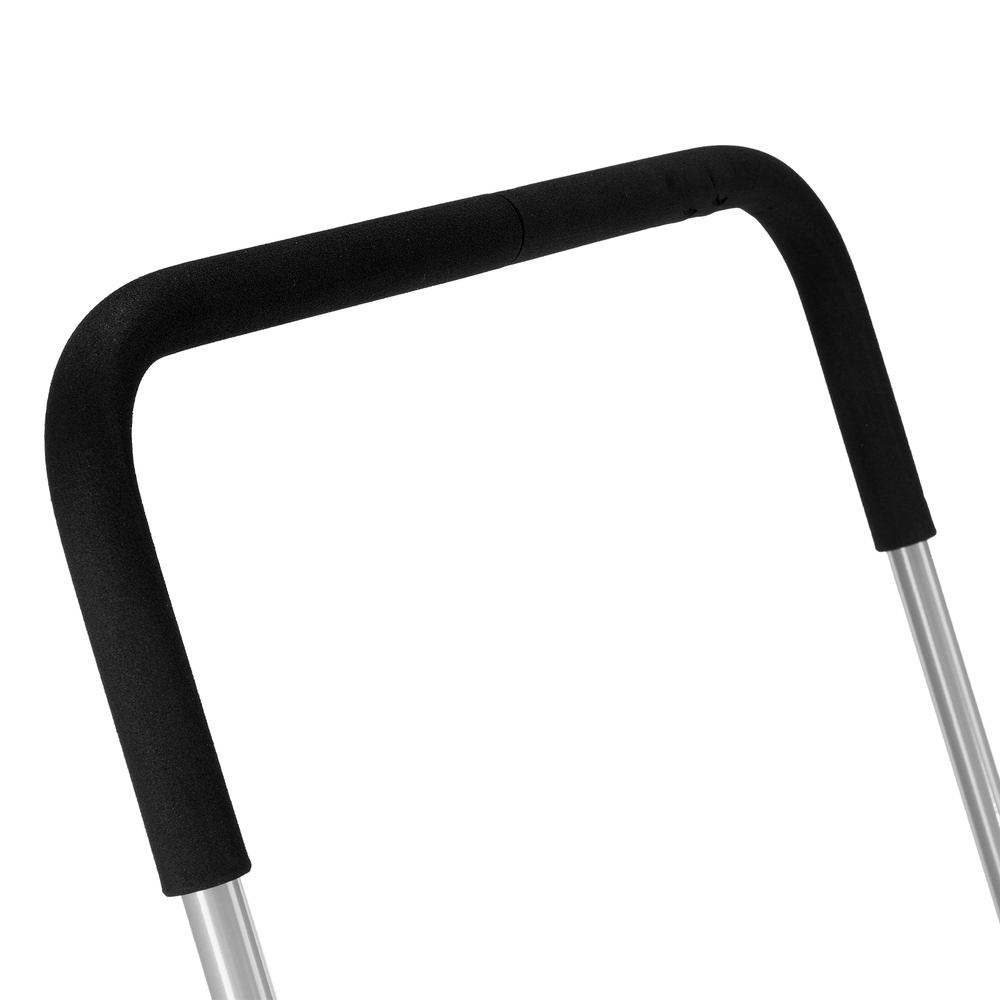 Скрепер-волокуша для уборки снега, полипропилен, колеса, 595х715х1445мм, рукоятка с ПВХ, LUXE Palisad