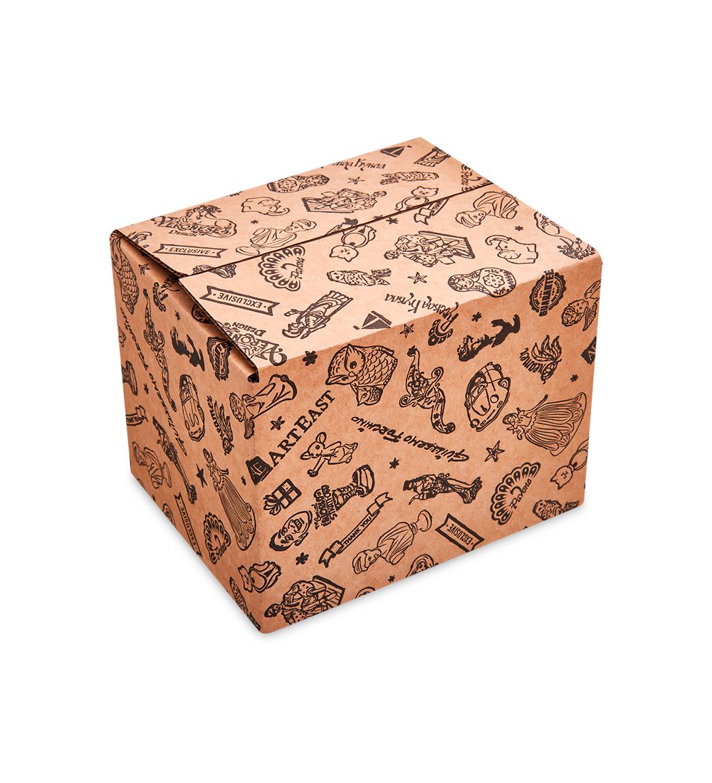 ГКП-14 Коробка 4-х клапанная гофрокартон 175х135х135