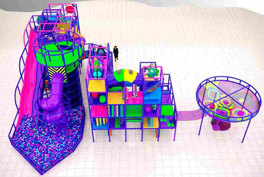 Детский игровой лабиринт «Фиолетовая Галактика»