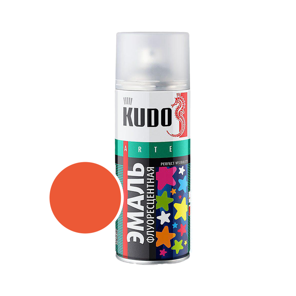 Эмаль флуоресцентная оранжево-красная