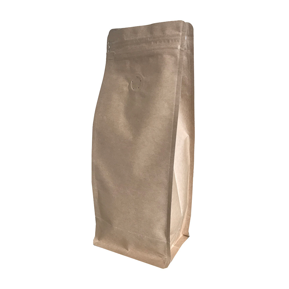 Пакет для кофе 0,5 кг (Квадропак – коричневый крафт)